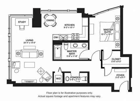 A10 South A10 South floor plan at The Bravern, Bellevue, WA